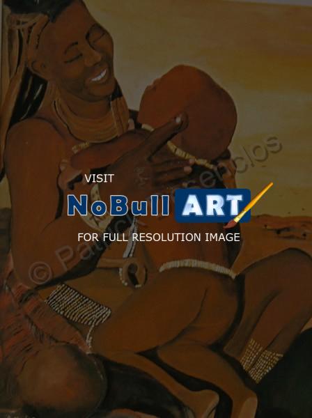 Collection - Himba Mom - Watercolor