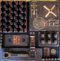 Metal Matrix - Mixed Media Mixed Media - By Keith Bond, Steampunk Mixed Media Artist