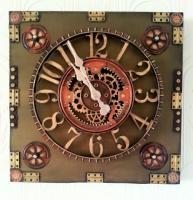 Hinged On Time - Mixed Media Mixed Media - By Keith Bond, Clockpunk Mixed Media Artist