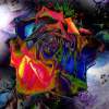 Dying Rose - Photography Digital - By Keith Bond, Psychedelic Digital Artist