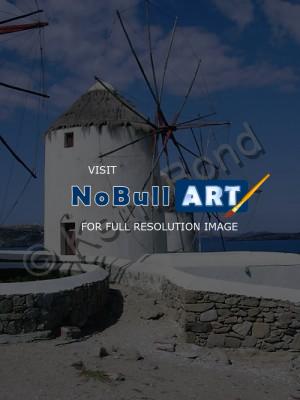 Realism - Mykonos Windmills - Photography