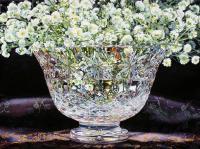 Babys Breath Sprinkle - Watercolor Paintings - By Soon  Y Warren, Realism Painting Artist