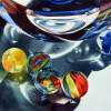 Marbles - Watercolor Paintings - By Soon  Y Warren, Realism Painting Artist