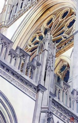 Original Watercolor Painting - Divine Lines - Watercolor