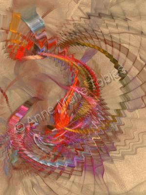 Passions Fire - Spanish Dancer - Multilayer Fractals