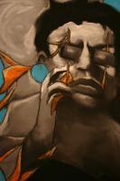 Dreams Of Mayan Kings - Charcoalpastel Other - By Nick Dooley, Traditional Other Artist