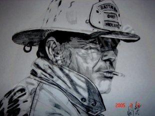 Fire - Chief - Pencil