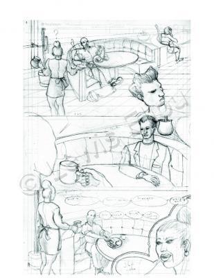 Judas Road - Judas Road Pg 1 - Graphite On Paper Digitally En