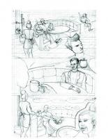 Judas Road Pg 1 - Graphite On Paper Digitally En Other - By Lewis Eliou, Grim Realism Other Artist