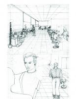 Judas Road Pg 2 - Graphite On Paper Digitally En Other - By Lewis Eliou, Grim Realism Other Artist