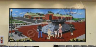 Murals And Paintings - City Of Schererville War Memorial - Acrylic