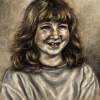 Janelle 2 - Oil Pastel Paintings - By Stephany Briceno, Realism Painting Artist