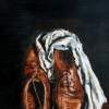 Patent Leather Shoes - Acrylics Paintings - By Voye Daniel, Realism Painting Artist