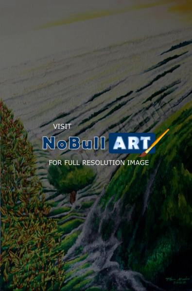 Landscapes - After The Dark  Comes The Dawn II - Oil On Canvas - Original