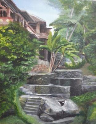 Landscape - Bali - Ubud - Acrylics