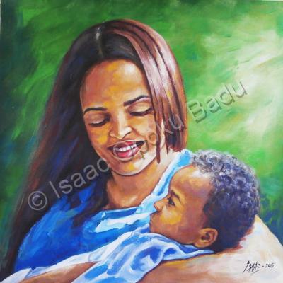 Paintings - Mothers Pride - Acrylic On Canvas