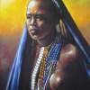 Expectation - Acrylic On Canvas Paintings - By Isaac Opoku Badu, Fine Art Painting Artist