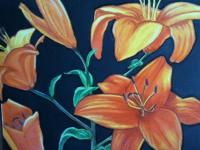 Lilies 2011 - Colored Pencil Drawings - By Carl Parker, Realist Drawing Artist