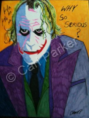 The Joker - Joker Serious Business - Mixed Media