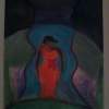 Mysterious Lady Of Grace - Oil Pastel Paintings - By Danielle Holmes, Figure Painting Artist