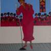 The Church Lady - Acrylics Paintings - By Katherine Green, Pop Art Painting Artist