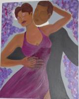 Purple Passion - Acrylics Paintings - By Katherine Green, Pop Art Painting Artist