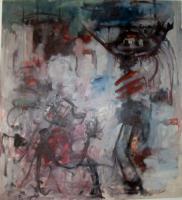 Untitled - Oil On Canvas Paintings - By Daniel Litchauer, Abstractexspresionist Painting Artist