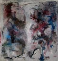 Untitled - Oil On Canvas Paintings - By Daniel Litchauer, Abstractexspresionist Painting Artist