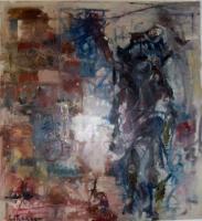 Untitled - Oil On Canvas Paintings - By Daniel Litchauer, Abstractexspresionist Painting Artist