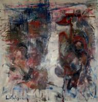 Untitled - Oil On Canvas Paintings - By Daniel Litchauer, Abstractexspresionist Painting Artist