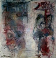 Untitled - Oil On Canvas Paintings - By Daniel Litchauer, Abstractexspresionist Painting Artist