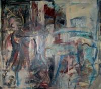 Untitled - Oil On Canvas Paintings - By Daniel Litchauer, Abstractexspresionist Painting Artist