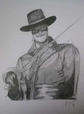 Portraits - Zorro - Graphite