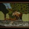 Taunting Trout - Acrylic Paintings - By John Saude, Bold Painting Artist