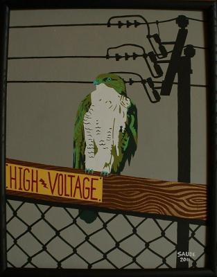 Birds - High Voltage - Acrylic