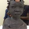 I Am Still A Child - Earthenware Clay Sculptures - By Mitchell Gatsi, Surrealism Sculpture Artist