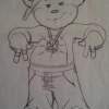 Homebear - Pencil And Marker Drawings - By Damore West, Urban Drawing Artist