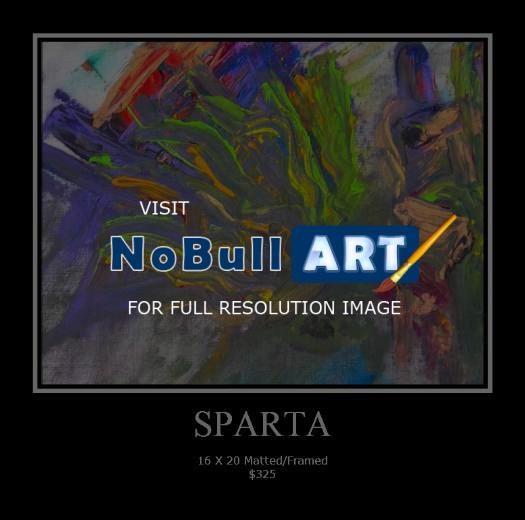 Collection One - Abstract Expr - Sparta - Acrylic On Canvas