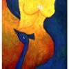 Viraha Rasa - Acrylic On Canvas Paintings - By Arunima Kapoor, Symbolic Expressionism Painting Artist