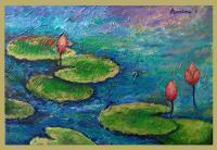 Dreamscape III - Acrylic On Canvas Paintings - By Arunima Kapoor, Impressionistic Expressionism Painting Artist