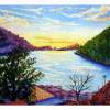 Lake View - Nainital - Watercolour On Fabriano Sheet Paintings - By Arunima Kapoor, Impressionism Painting Artist