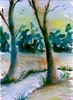 Landscape - Landscape - Watercolour On Fabriano Sheet