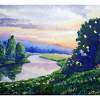 Morning View - Watercolour On Fabriano Sheet Paintings - By Arunima Kapoor, Impressionism Painting Artist