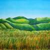 Grass Field - Watercolour On Fabriano Sheet Paintings - By Arunima Kapoor, Impressionism Painting Artist