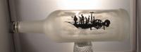 Fantasy Steampunk Airship Silhouette - Multi Medium Other - By Keith B, Outsider Folk Craft Other Artist