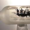Fantasy Steampunk Airship Silhouette - Multi Medium Other - By Keith B, Outsider Folk Craft Other Artist