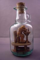 Bottle Whimsy - Asleep At A Table - Multi Medium