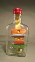 Bottle Whimsy - 6 Color Safety Pin Puzzle - Multi Medium