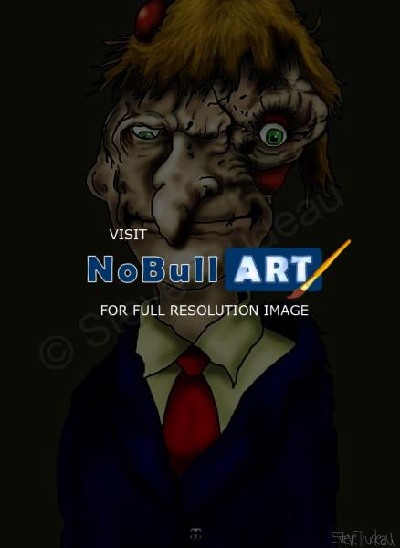 Digital Artwork - Freaky Guy - Digital Image
