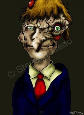 Digital Artwork - Freaky Guy - Digital Image